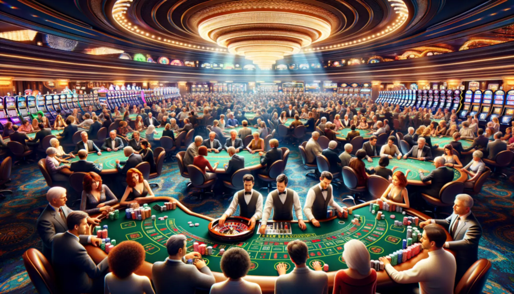 Casino crowd gaming experience
