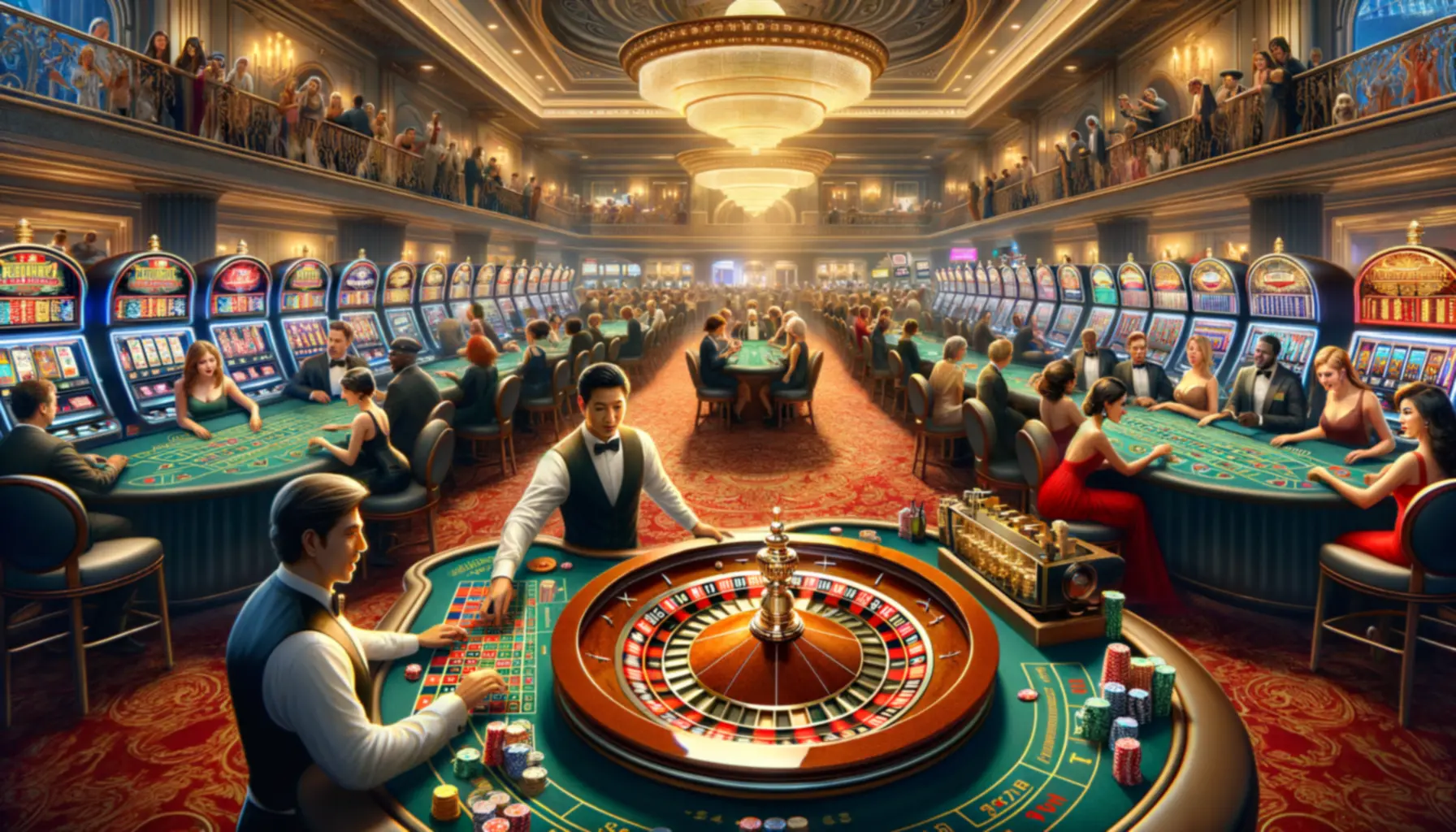 Luxurious casino gaming experience